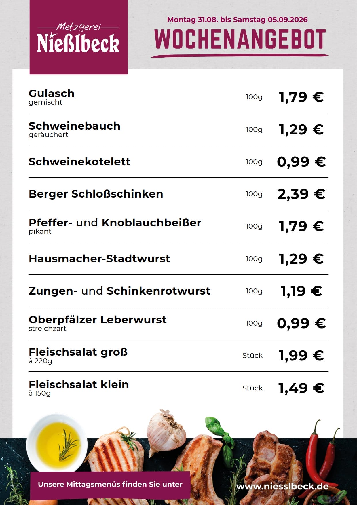 Wochenangebot KW 36